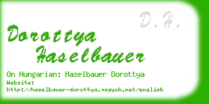 dorottya haselbauer business card